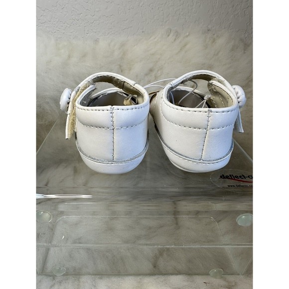 Red Goose Walker Shoes Baby Girl White Infant Layette Sneakers Collectors 3-6 Mo - Picture 3 of 16